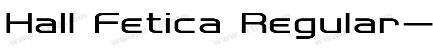 Hall Fetica Regular字体转换